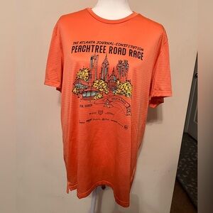 Adidas Peachtree Road Race Orange T-Shirt